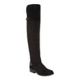 thumbnail image 2 of American Rag Womens Adarra Faux Suede over-The-Knee Boots Black 7 Medium (B,m), 2 of 3