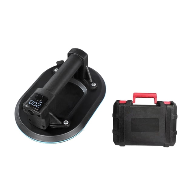 Ventosa eléctrica de alta resistencia con , base de goma de doble capa, práctica para baldosas de granito. Elevador de vacío metálico para