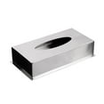 thumbnail image 4 of Dispensadores de Cajas de Pañuelos Bolsa de Papel de Pañuelos Toallero de Madera Hogar Sala de Estar Dormitorio 22 x 10.7 x 5.4 cm Macarena Caja de pañuelos de acero inoxidable, 4 of 7