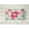 thumbnail image 2 of Carolines Treasures CK5346PW1216 Alpaca Love Canvas Fabric Decorative Pillow, Red, 12H x16W, multicolor, 2 of 3