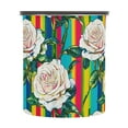 thumbnail image 2 of Rose Flower Rainbow Stripes Airtight Coffee Bean Canister 17oz Food Storage Containers with Lids For Gournd, Tea, Sugar, Flour, Rice, Cereal, Candy Cookie Jar, 2 of 8