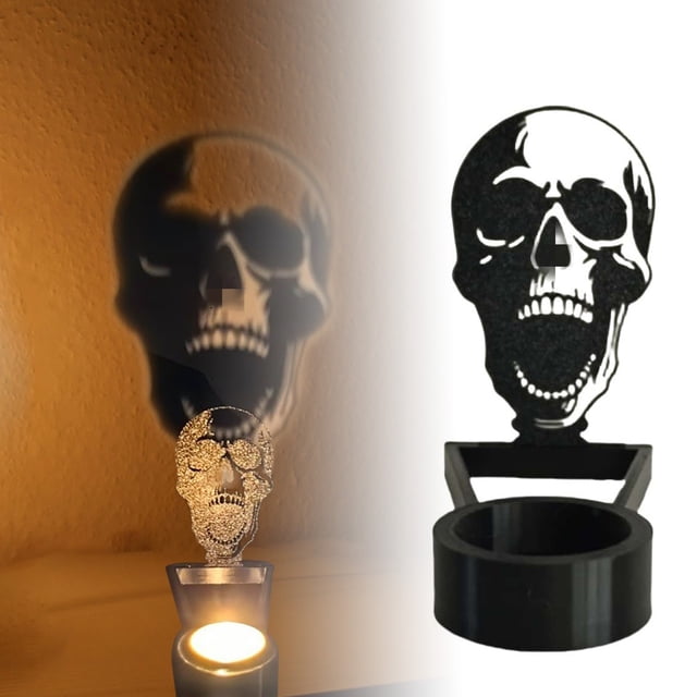 DFC Funny Shadow Stand Is Ready With Halloween And Interesting Shadow Standing Candlestick Desktop Decorative Items