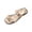 Gold, variant on White Sandals for Women Round Open Toe Thin Strap SandalsBeach Wear Simple Design Flat Sole Comfortable Shoes