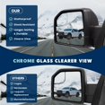 thumbnail image 4 of Espejo lateral Xingsichuang para Ford F-150 2015-2020, lado izquierdo, 8 pines, 4 of 7