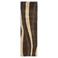 thumbnail image 5 of SAFAVIEH Florida Ellen Abstract Shag Area Rug, Cream/Dark Brown, 8'6" x 12', 5 of 10