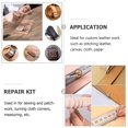 thumbnail image 2 of 1 Set Leather Working Tools Leather Craft Supplies Kit with Awl Waxed Thread Thimble Kit for Stitching Punching Cutting Sewing Leather Craft Making, 2 of 8