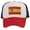 White/Red/Black, variant on Top Headwear Country Spain Flag Hat - Espana Trucker Cap Black