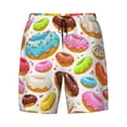 thumbnail image 4 of Lsque Mens Swim Trunks Color Donut Pattern - Bathing Suit Compression Liner - Beach Swim Shorts Swimwear - (S-3XL) - Stretch Quick Dry -Large, 4 of 9