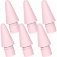thumbnail image 1 of LinQingQ 6PCS Pink Pen Tips Compatible for iPad Pencil 1st & 2nd Generation (Pink, 6PCS), 1 of 1