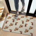 thumbnail image 2 of Dachshund Footprint Door Rugs,Washable Non Slip Door Mats Indoor,Decorative Door Mats,Entry Mat Indoor for Entrance,Bedroom,Kitchen,Bathroom,20"x32", 2 of 6