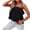 Black, variant on Spring Tops for Women Tops Fashion Women's Casual Stitching Crop Suspender Bandage Square-Neck Suspender Tank Top