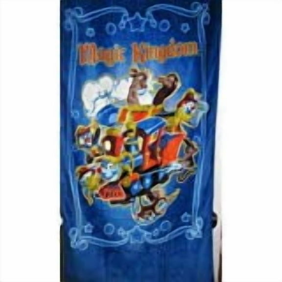 Disney Walt Disney World Resort Magic Kingdom Storybook Circus Beach Bath Towel