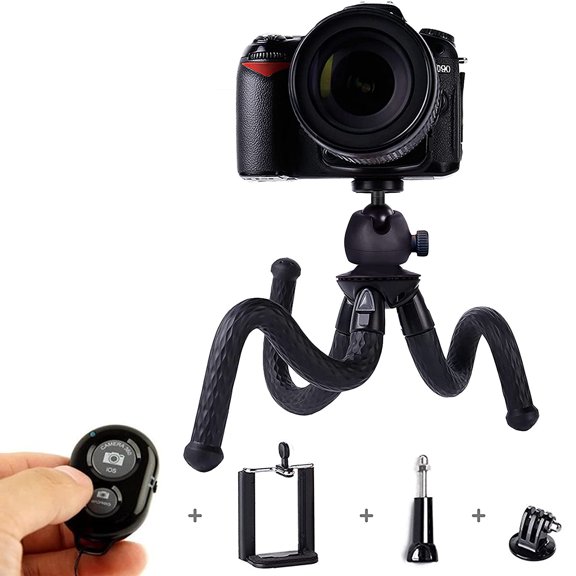 Lenfech Tripie para Celular, Cámara y Go Pro. Tripode para Celular Lenfech Tripie para Celular