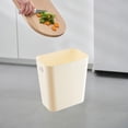 thumbnail image 4 of Chmadoxn Garbage Can, Trash Can Rectangular Open Top Waste Bin Suitable For Home Bathroom Kitchen Bedroom Office Waste Bin Modern Plastic Waste Bin rubbish bin, 4 of 7