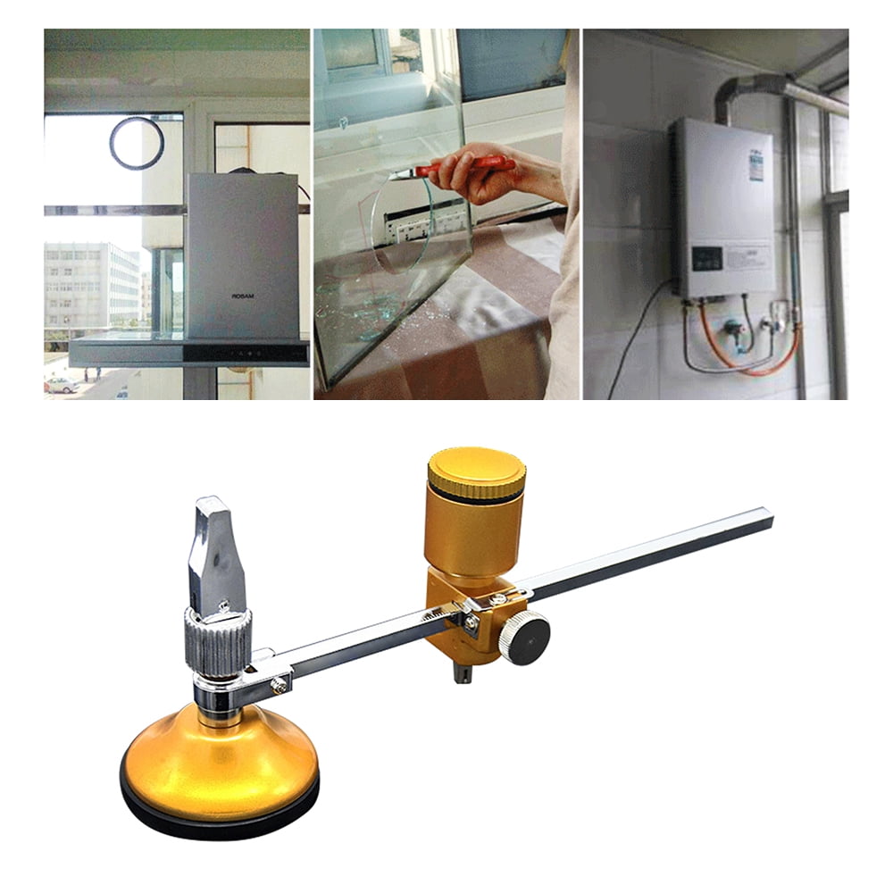 Aibecy Heavy Duty Circular Glass Cutter with 54mm Diameter of Suction