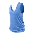 thumbnail image 4 of Xuniizn Tank Tops Mens Plus Size Crew Neck Tee Tops Sports Breathable Solid Color Sleeveless Muscle Shirts, S-3XL, 4 of 7