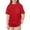 Red, variant on Kids TShirts Solid Color Pocket Crewneck Short Sleeve Tee for Boys and Girls Lightweight Casual Summer Top