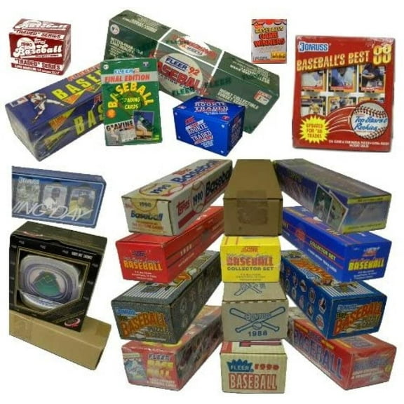 Three Assorted Vintage Baseball Card Sets