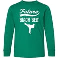 thumbnail image 3 of Inktastic Martial Arts Future Black Belt Karate Long Sleeve Youth T-Shirt, 3 of 5