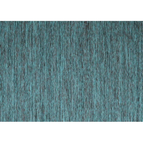 Ahgly Company Indoor Rectangle Abstract Light Blue Contemporary Area Rugs, 2' x 5'