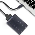 thumbnail image 4 of Adaptateur Carte M.2 NGFF SATA SSD vers 2.5 Pouces SATA 3.0 Msata vers SATA 3 3.0 Double Disque avec Commutation Switch e, 4 of 5