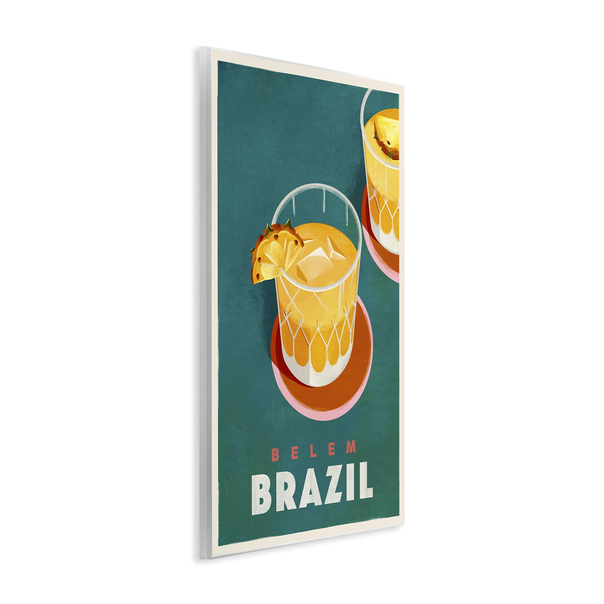Stupell Industries Belem Brazil Cocktail Food & Beverage Painting Unframed Art Print Wall Art, 13 x 19