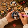 thumbnail image 3 of Kiddiway Christmas Diamond Art Ornament Set — Pearl Painting Craft Kit with Festive Design, Tree Hanging Decor, Creative Hobby Gift, 3 of 4