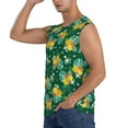thumbnail image 3 of Kdxio Tropical Fruit for Men's Muscle T-shirt,Sleeveless for Workout Running Athletic Gym Lounge Casual, 3 of 7