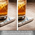 thumbnail image 7 of Thirstystone Bohemian Blue 4-Pack Tumbled Tile Coasters, 7 of 7