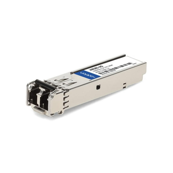 AddOn HP® J4858D Compatible TAA 1000Base-SX SFP Transceiver (MMF, 850nm, 550m, LC, DOM) - For Optical Network, Data Networking - 1 x LC 1000Base-SX Network - Optical Fiber - Multi-mode - Gigabi...