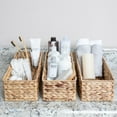 thumbnail image 5 of Household Essentials Water Hyacinth Rectangular Storage Basket, Natural, 5 of 9
