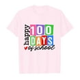 thumbnail image 3 of Shirts for Boys 100 Day of School Shirt Short Sleeve Funny Graphic Tee Girls Tops for Kids 6-7 Years, 3 of 4