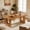 Brown, variant on Fnova 70.87" Dining Table for 6, Modern Rectangular Kitchen Table for Dining Room, Brown