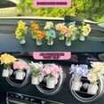 thumbnail image 4 of Girl Girly Car Accessories for Women, Cute Car Decor Dashboard Decorations, Cute Flower Air Freshener Vent Clips, Auto Interior Dash Ornament Accessories, 4 of 7