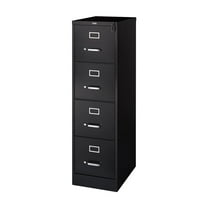 Staples Commercial 4-Drawer Vertical File Cabinet Locking Letter Black 22"D (22337D)