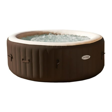 Intex PureSpa 4 Person Inflatable Bubble Jet Spa Portable Heated Hot Tub, (Best Affordable Hot Tubs)