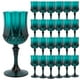 thumbnail image 1 of Copas de vino de plástico LEYIQU, 24 unidades, 17 x 7 cm, 210 ml, color verde, 1 of 6