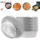 thumbnail image 1 of 50 Piezas Bandeja de Papel de Aluminio Redonda de 6 Pulgadas, Bandejas Redondas de Aluminio Desechables Caja de Lata de Papel de Aluminio a Prueba de Aceite, Bandejas de Papel para Hornear, Cocinar, H, 1 of 5