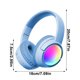 thumbnail image 3 of Auriculares Bluetooth, con cable e inalámbricos, de doble modo, plegables, suaves, de baja latencia, con batería de alta capacidad, 5.4 horas de duración de la batería, deportivos, para juegos, audífo, 3 of 6