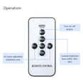 thumbnail image 4 of Zootealy Tomshine DC12V 15W(Max.) Dimmer Modulator Kit with Remote Control Controller IP67 Water Resistance Portable for Brightness Adjustable Dimmable Deck Light, 4 of 6
