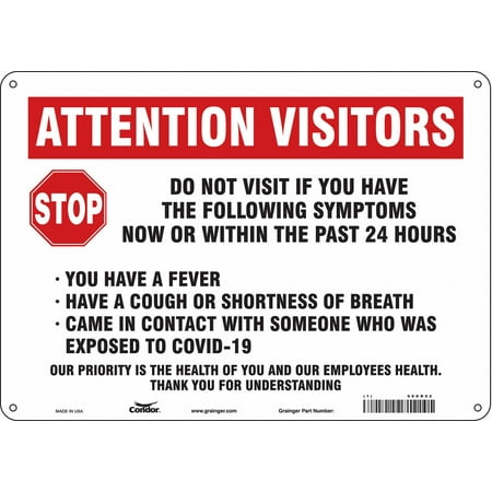 

Condor Safety Sign 60GK02 60GK02 ZO-G1629777
