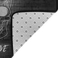 thumbnail image 6 of XMXT Non-Slip Area Rug, Dazzling Skull Neon Print Polyester Rugs for Living Room, 72 x 48 inches Black, 6 of 9