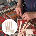 thumbnail image 4 of icolorfuled Wooden Crochet Tool Kit for Kids Khaki Color Smooth Surface 1 Set, 4 of 6