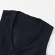 thumbnail image 4 of Conjunto de camisa de manga larga con cuello vuelto para niños, color liso, para banquetes y fiestas, con cuello vuelto y pantalones de traje, conjunto de tres piezas para niños, poliéster., 4 of 8