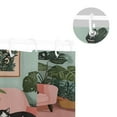 thumbnail image 5 of Yayeee Shower Curtain with Hooks 72"x72" Waterproof Fabric Bathroom Hanging Decor, Pink Sleeping Cat, 5 of 5