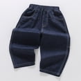 thumbnail image 6 of UJNDER Soft Denim Boy Pants Lightweight Straight Leg Everyday Comfort Trousers for Kids Boys Pants,Dark Blue,2-3 Years, 6 of 9