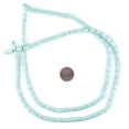 thumbnail image 2 of The Bead Chest Mint Green Tube Natural Wood Beads (7x5mm): Organic Eco-Friendly Wooden Bead Strand for DIY Jewelry, Crafts, Necklace and Bracelet Making, 2 of 4