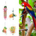 thumbnail image 4 of Bird Shredding Toy,  Free Hanging Bird Foraging Toy With Bell For Parrots For Cockatiel, 4 of 8