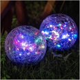 thumbnail image 3 of Garden Solar Ball Lights Outdoor Waterproof, 20 Led Cracked, 3 of 5