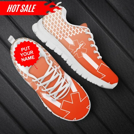 

Nurse Shoes for Women Medical Student Hospital Paramedic EMT EMS Flats Shoes Custom Name Casual Footwear Female Walking Sneakers
